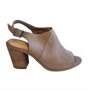 Madden Girl Tan Slide Sandals